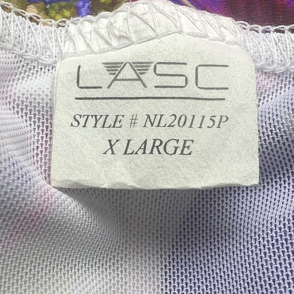 LASC XL Swim Short Magenta Fish NWT Malibu Print - Picture 6 of 7